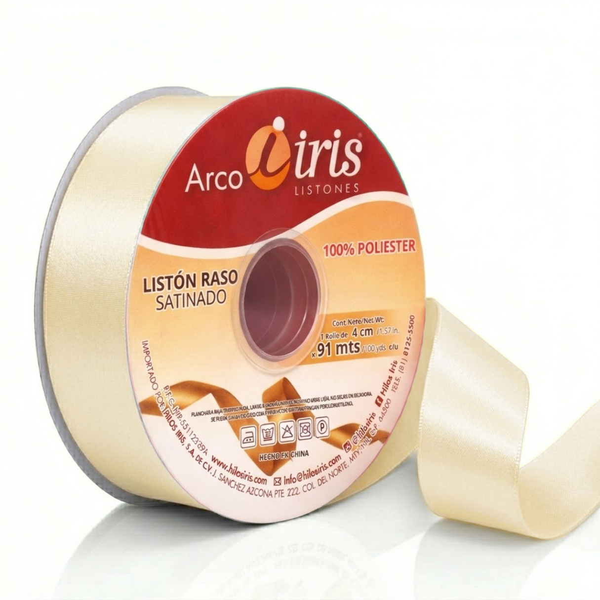 LISTÓN SATINADO 4CM (91 METROS)