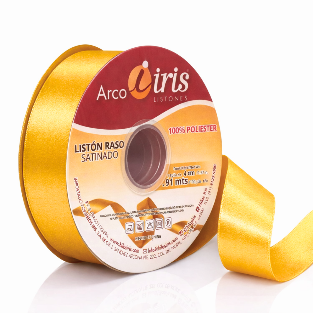 LISTÓN SATINADO 4CM (91 METROS)