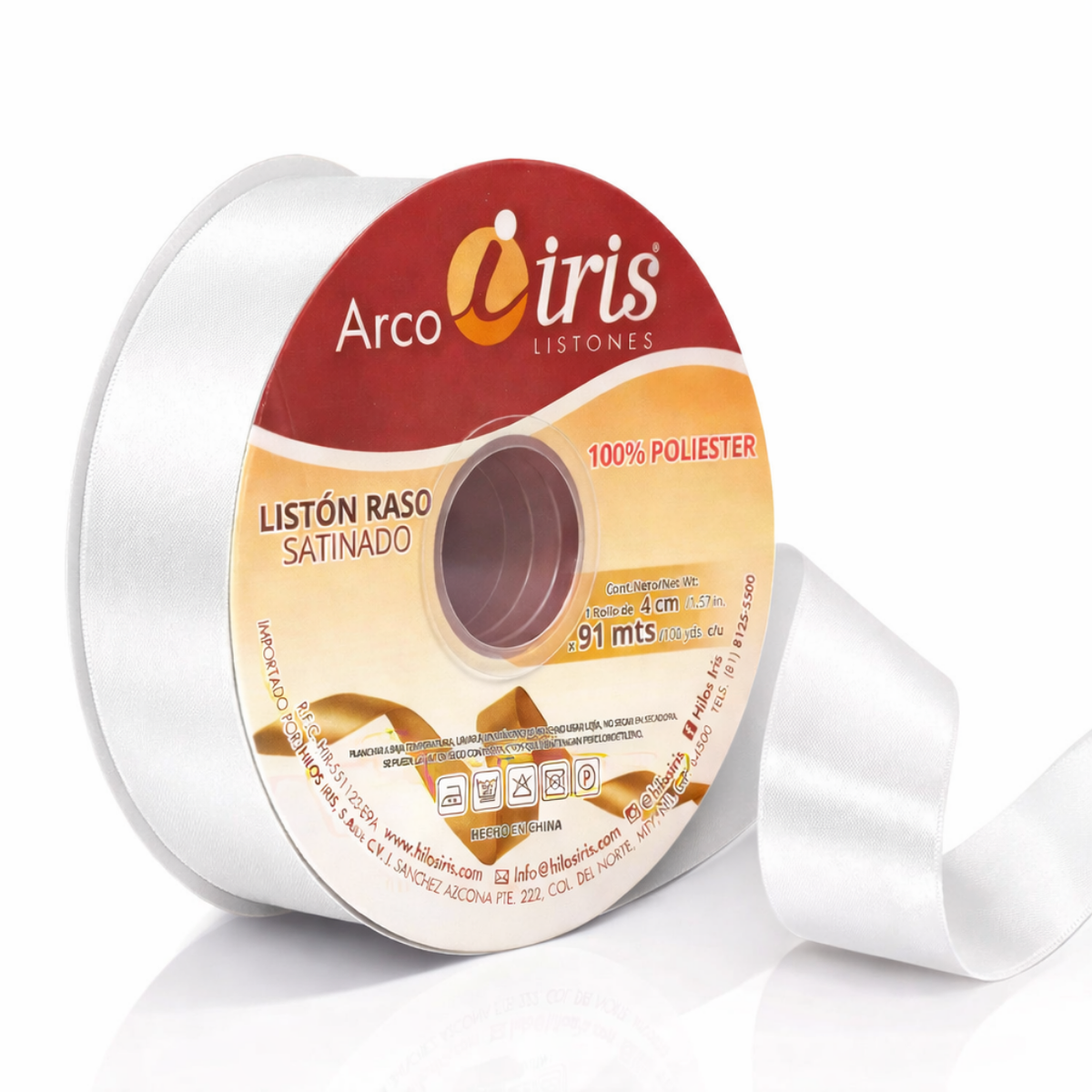 LISTÓN SATINADO 4CM (91 METROS)