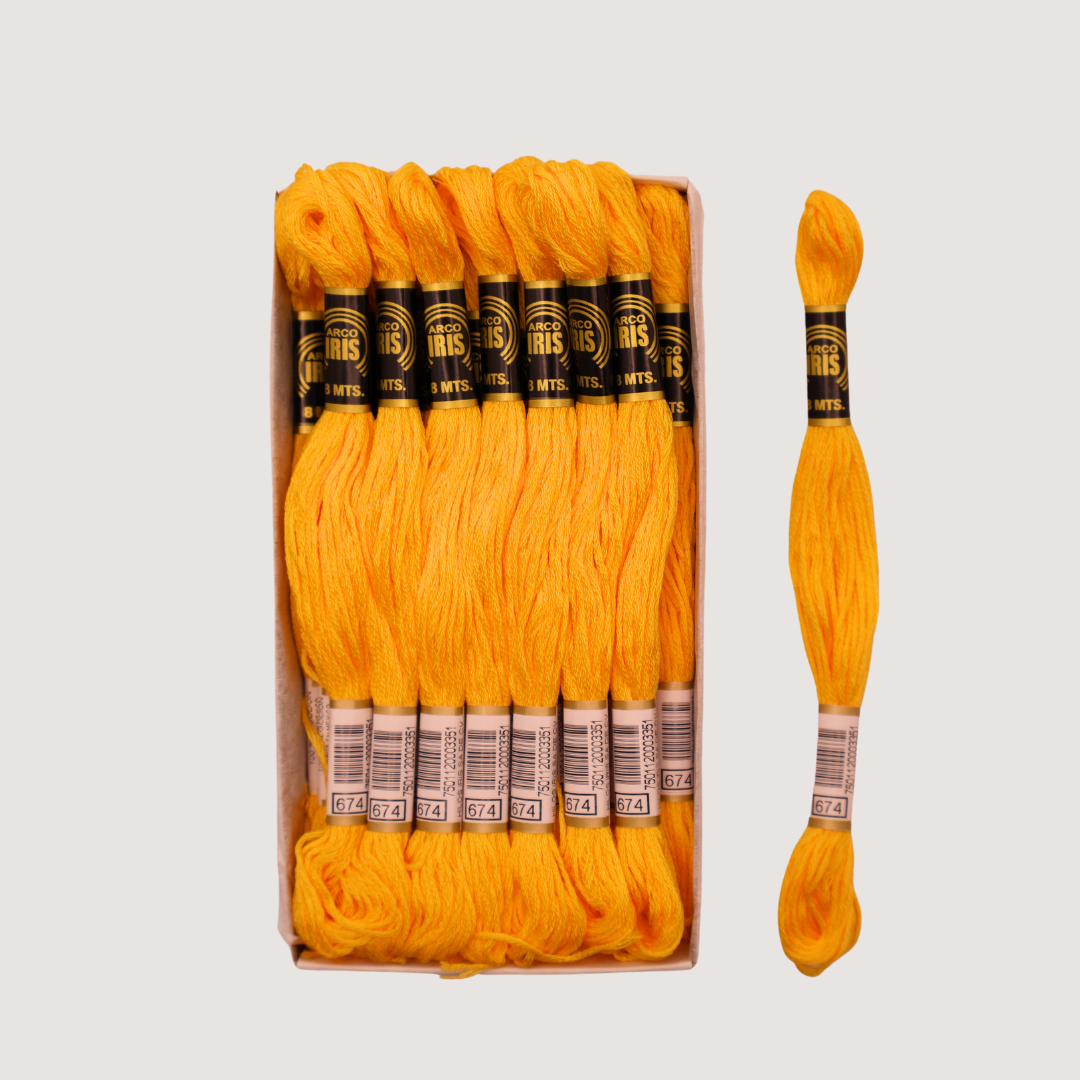 VELA ARCO IRIS (CAJA 24 MADEJAS)