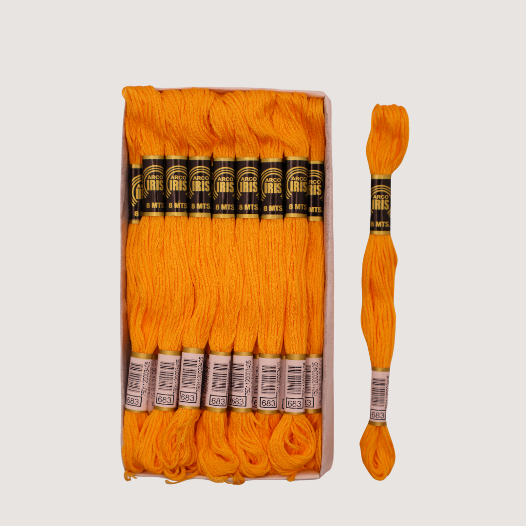 VELA ARCO IRIS (CAJA 24 MADEJAS)