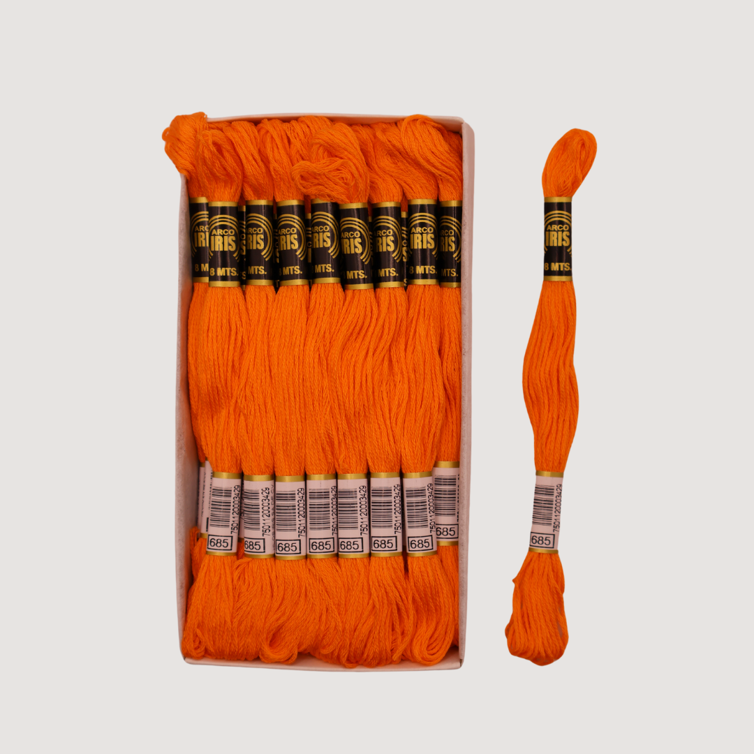 VELA ARCO IRIS (CAJA 24 MADEJAS)