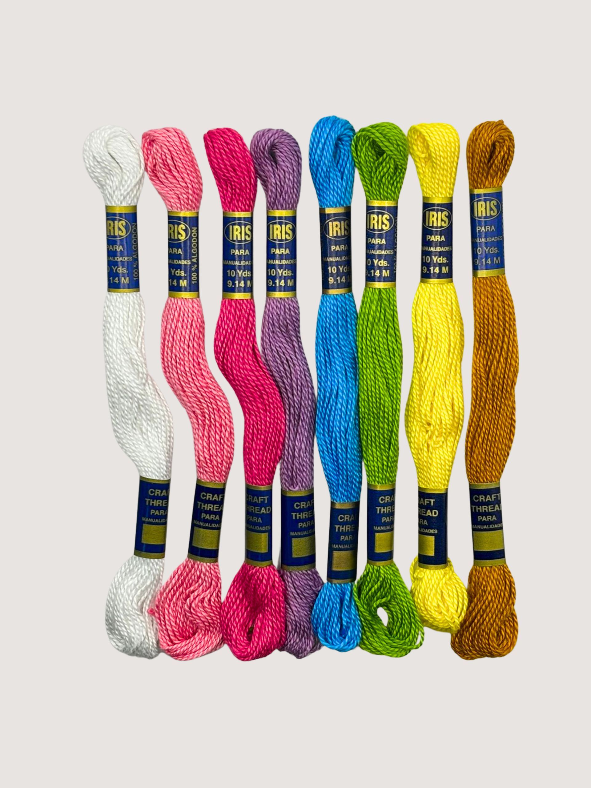 BOLSA P/MANUALIDADES 8 MADEJAS 100% ALGODON (755-756-757)