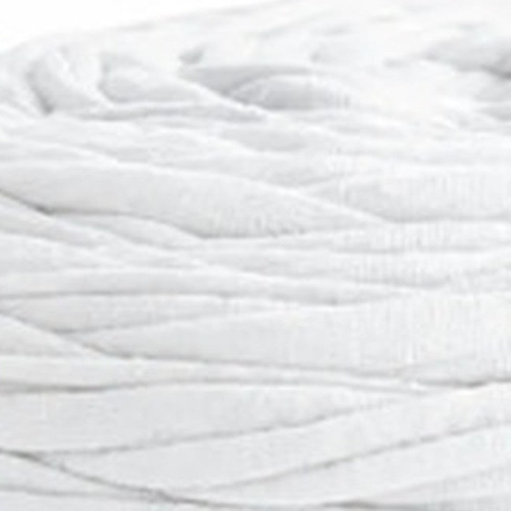 Hola T-Shirt Yarn 3000 White — textura del estambre