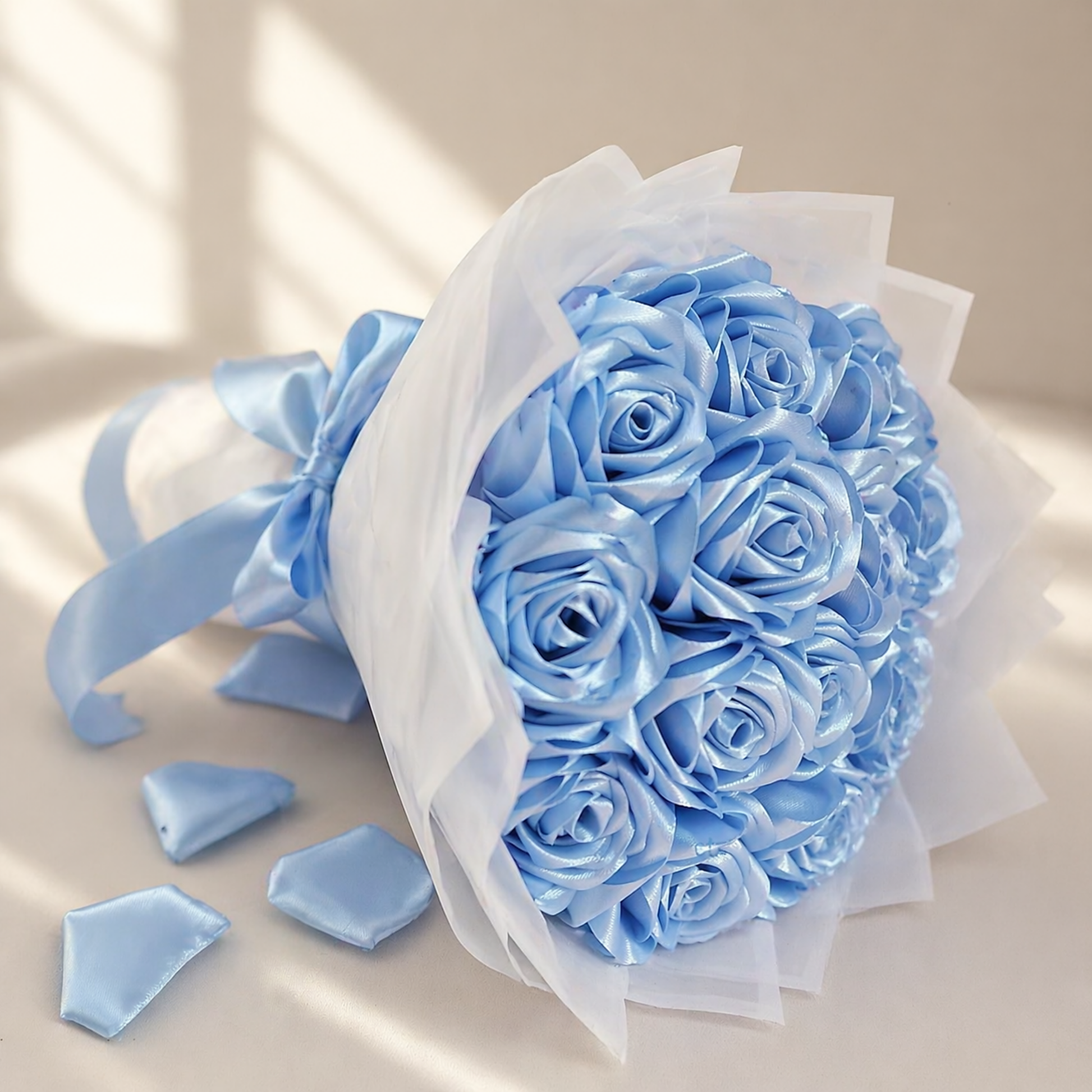 LISTÓN SATINADO 4CM 91 METROS - Cielo