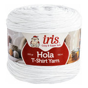 Hola T-Shirt Yarn 3000 White — bola de 300 g