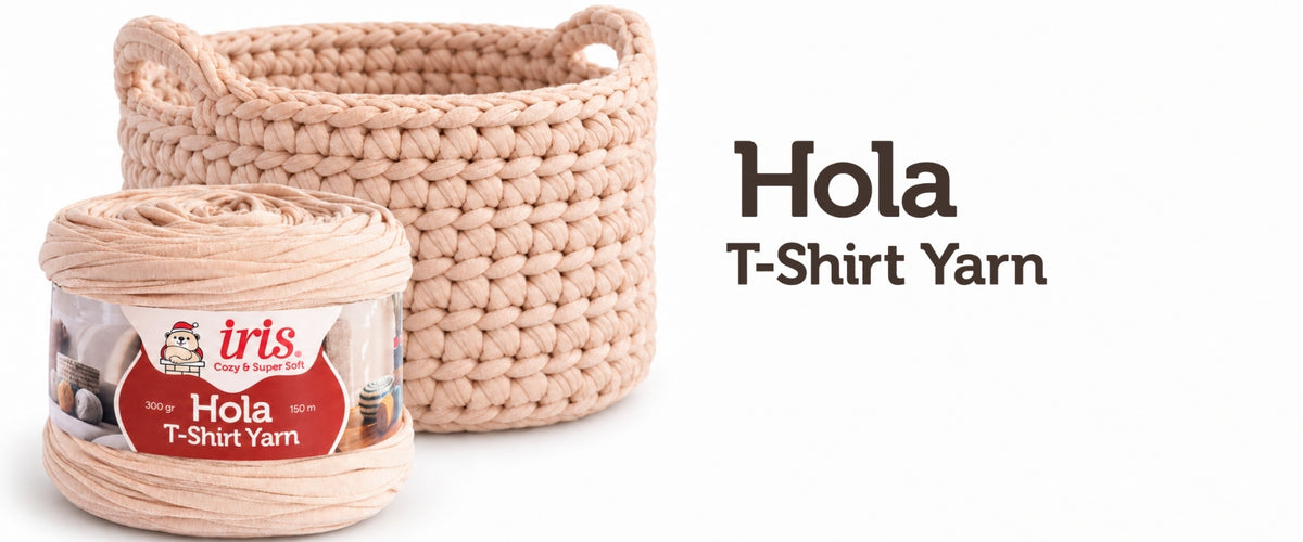 Hola T-Shirt Yarn — banner de escritorio